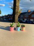 Tiny Clay Succulents (set of 3)