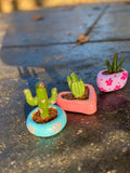 Tiny Clay Succulents (set of 3)