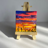 ♡ Mini Canvas Painting w/ Easle ♡