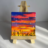 ♡ Mini Canvas Painting w/ Easle ♡
